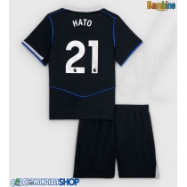 Maglie da calcio Chelsea Jorrel Hato #21 Terza Maglia Bambino 2025-26 Manica Corta (+ Pantaloni corti)